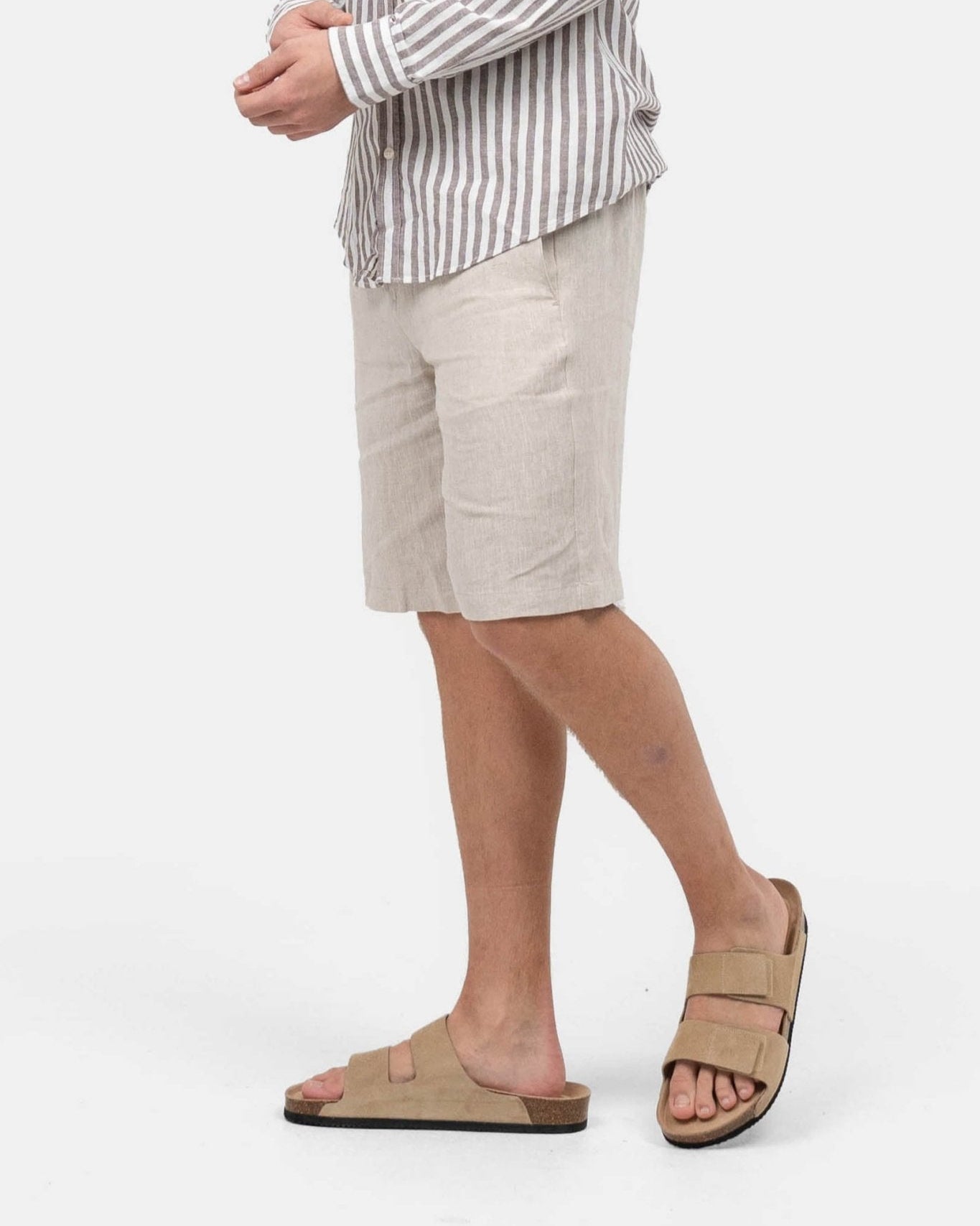 Hørshorts Beige