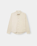 Langærmet Hørskjorte Beige