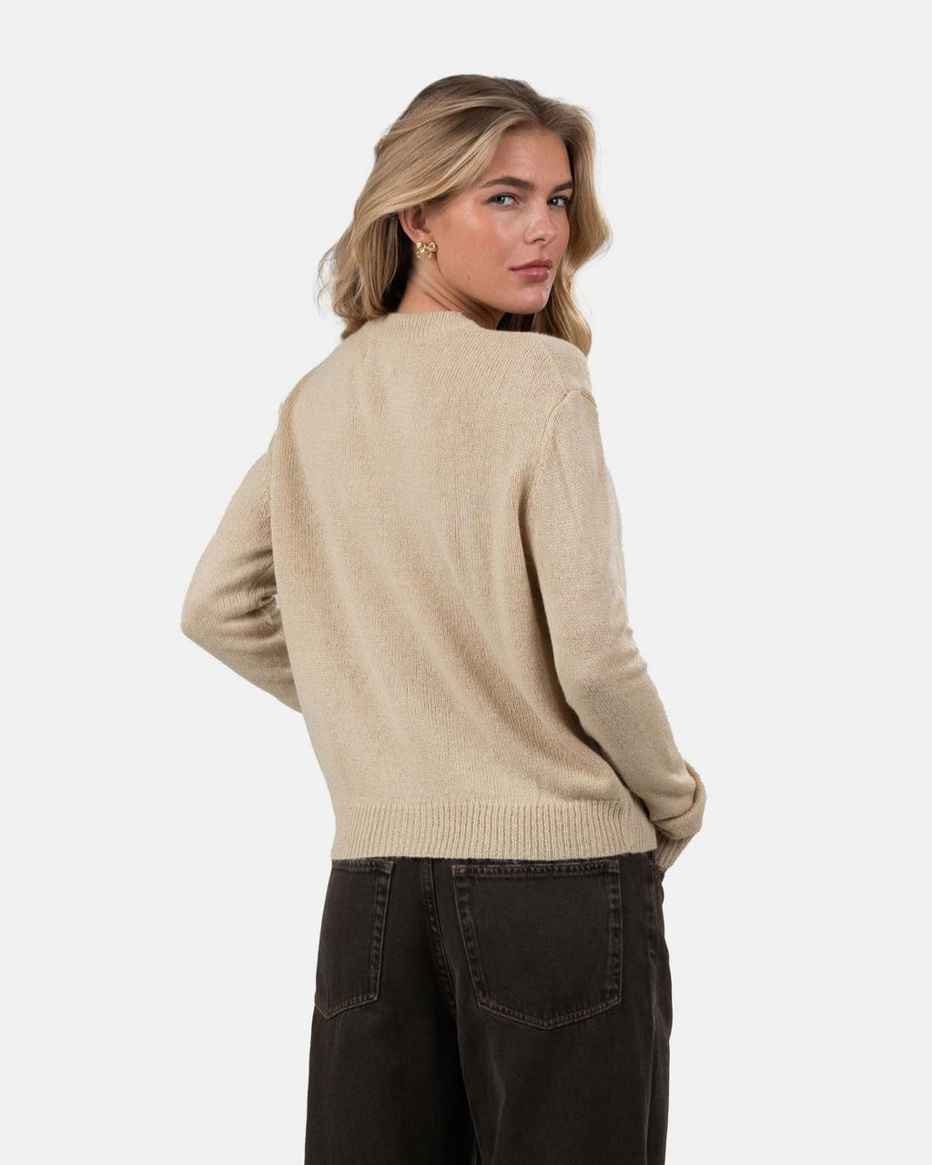 Light Weight Cardigan Beige