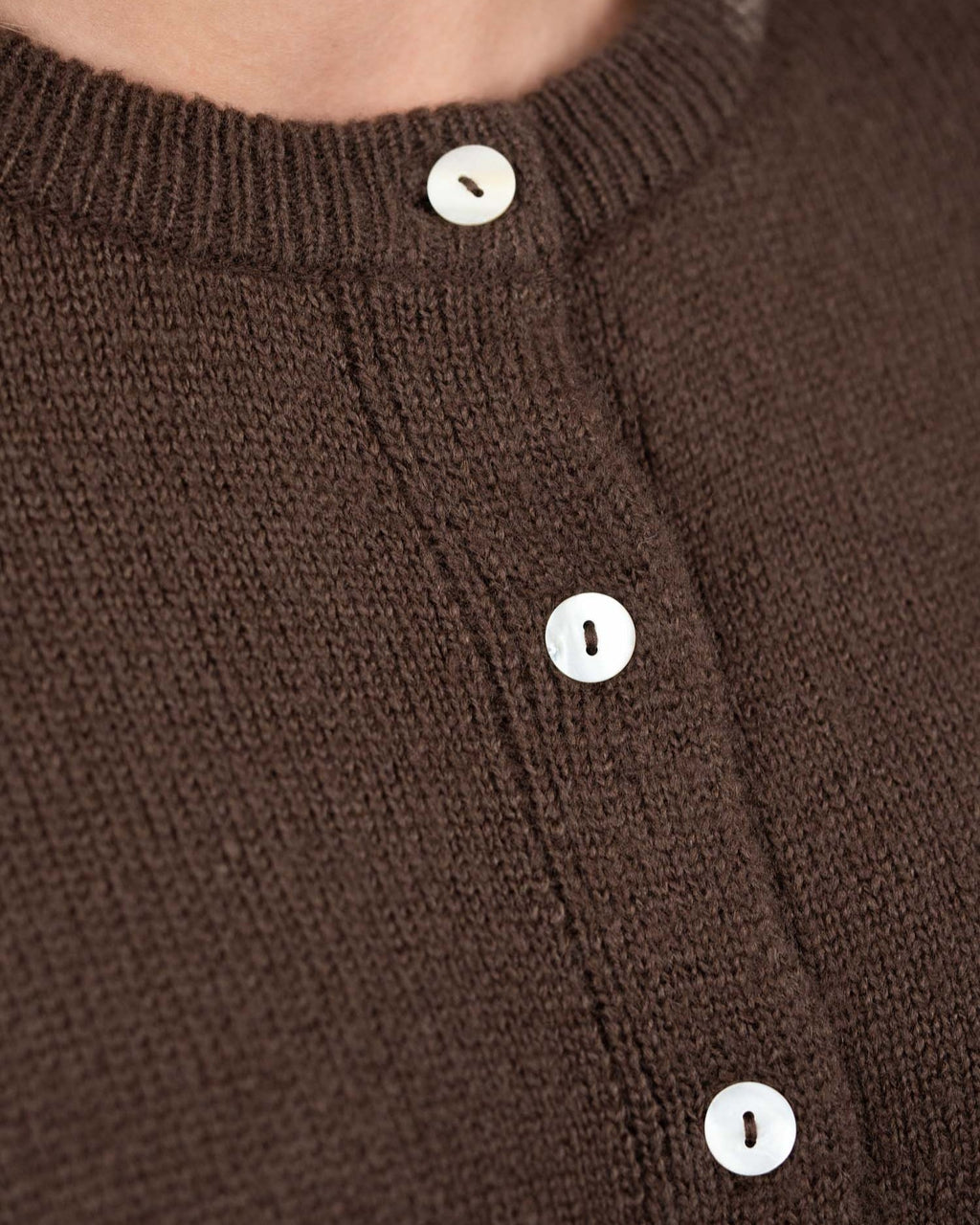 Light Weight Cardigan Brown