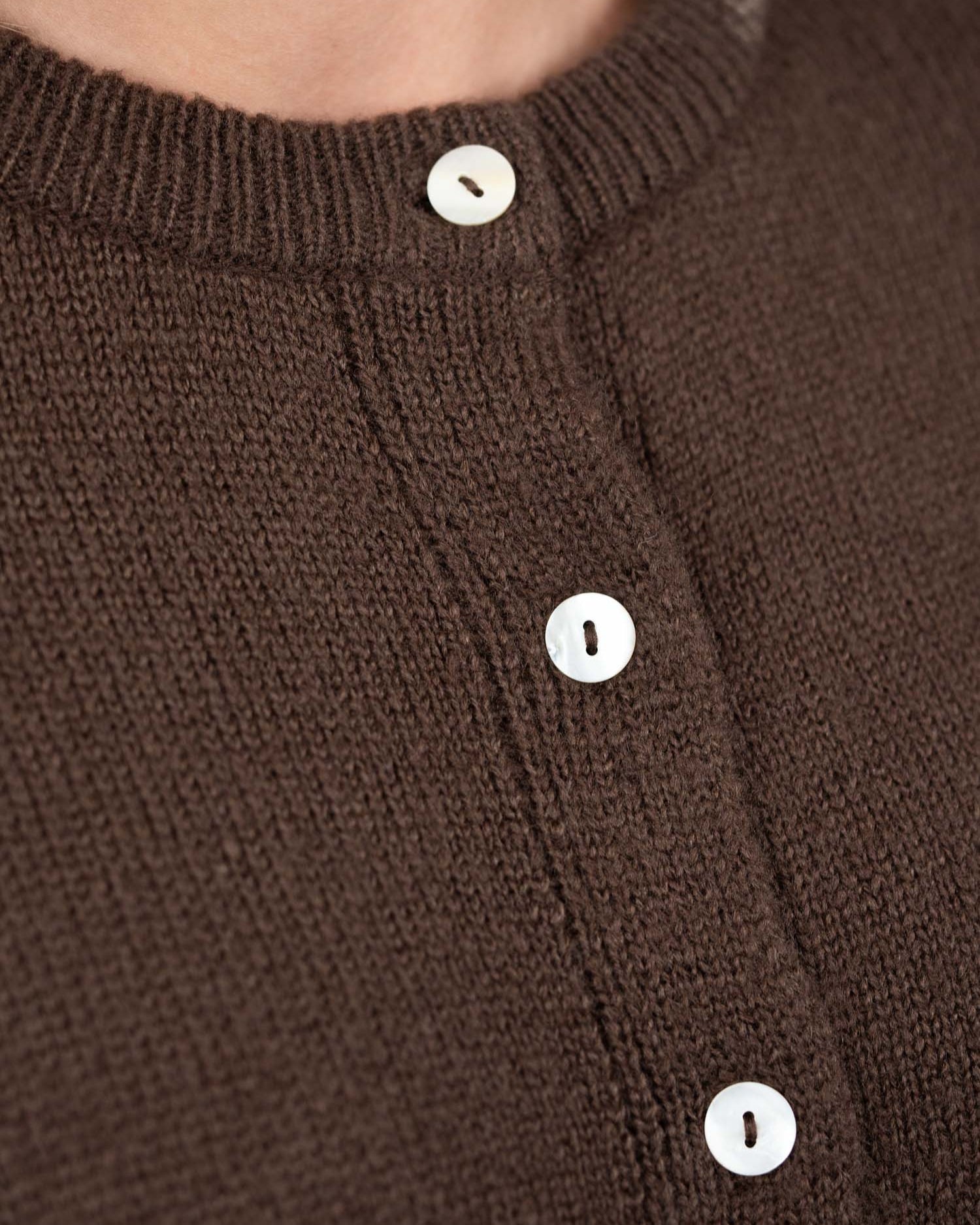 Light Weight Cardigan Brown