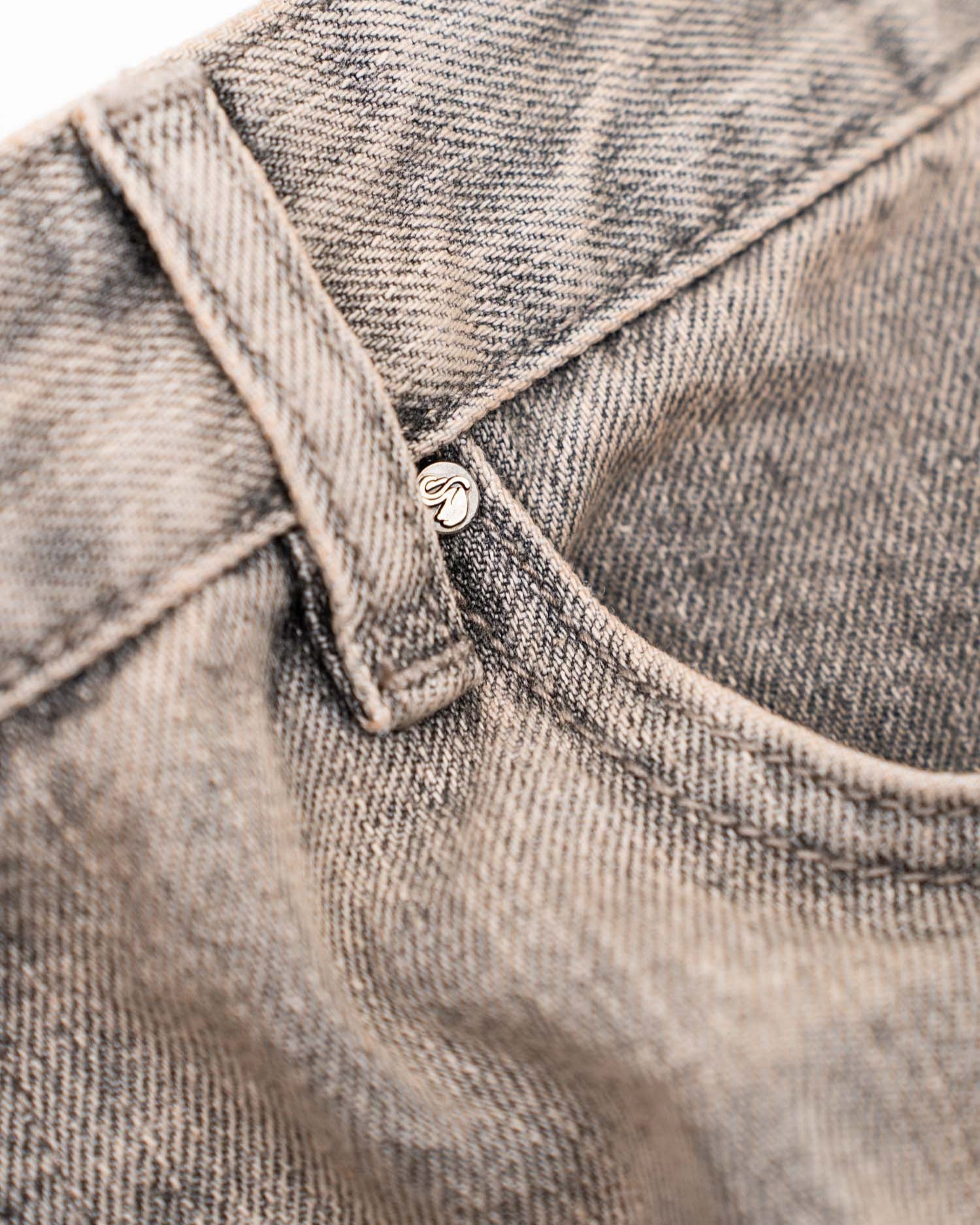 Extra baggy Denim Jeans Rose Vintage Wash