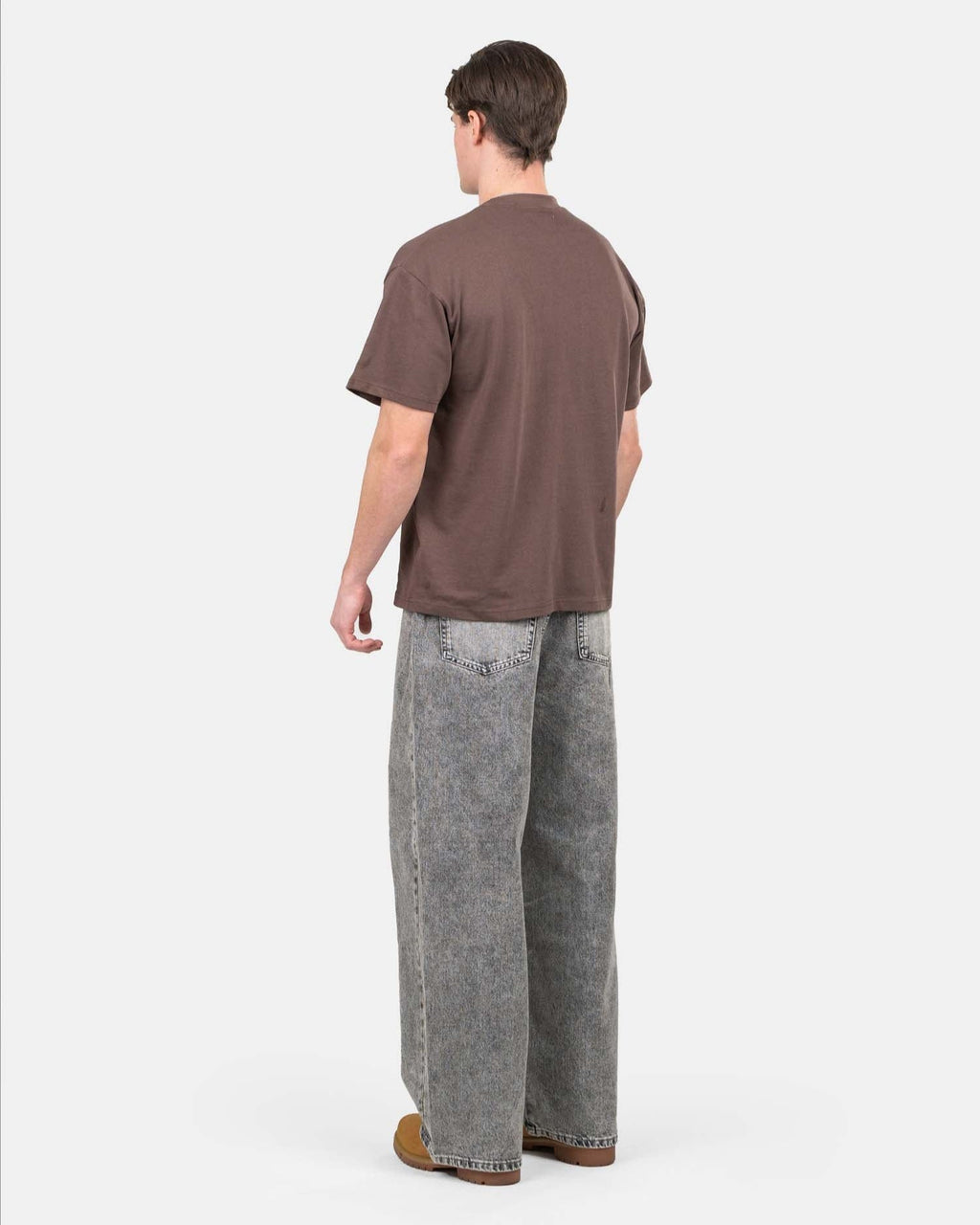 Extra baggy Denim Jeans Washed Grey