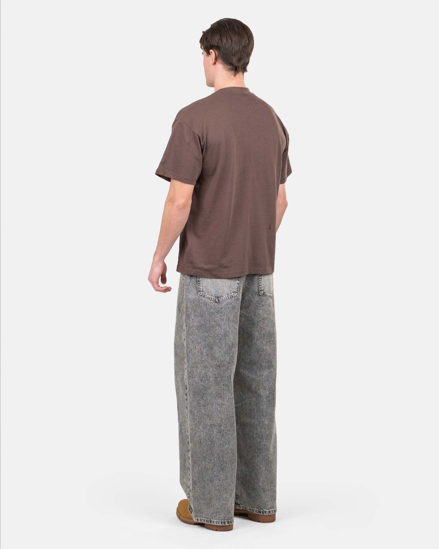 Extra baggy Denim Jeans Washed Grey
