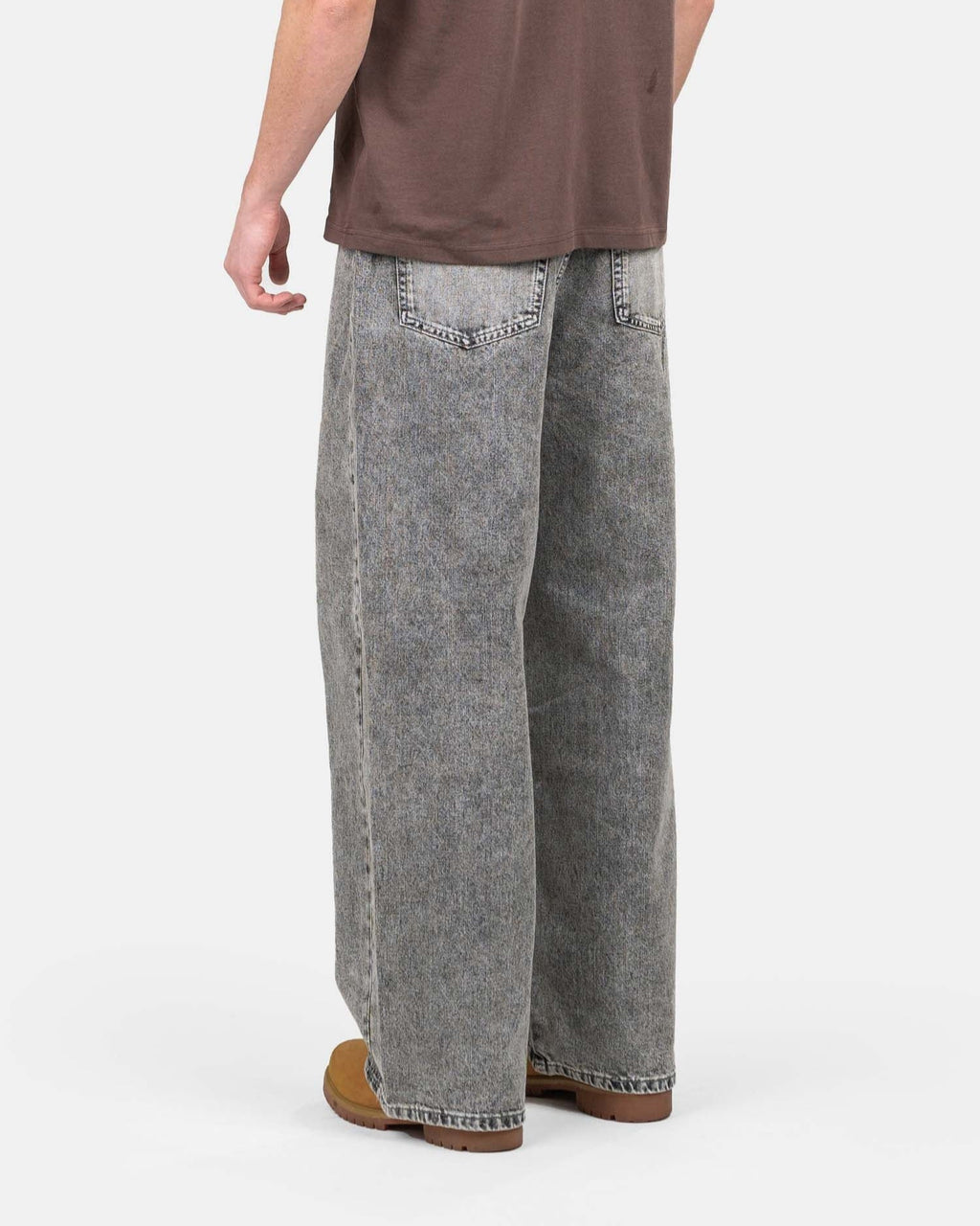 Extra baggy Denim Jeans Washed Grey