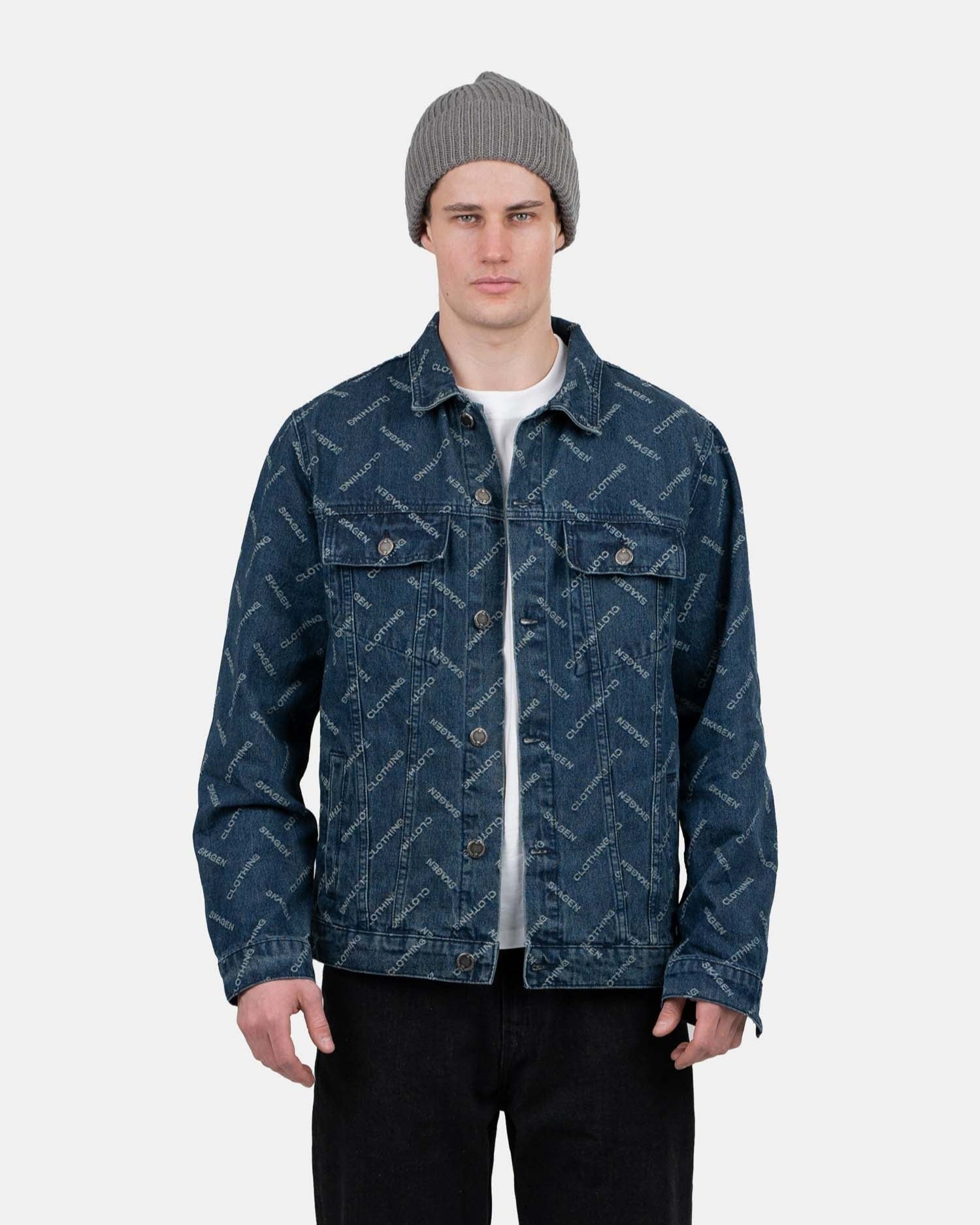 Monogram Denim Jacket Indigo