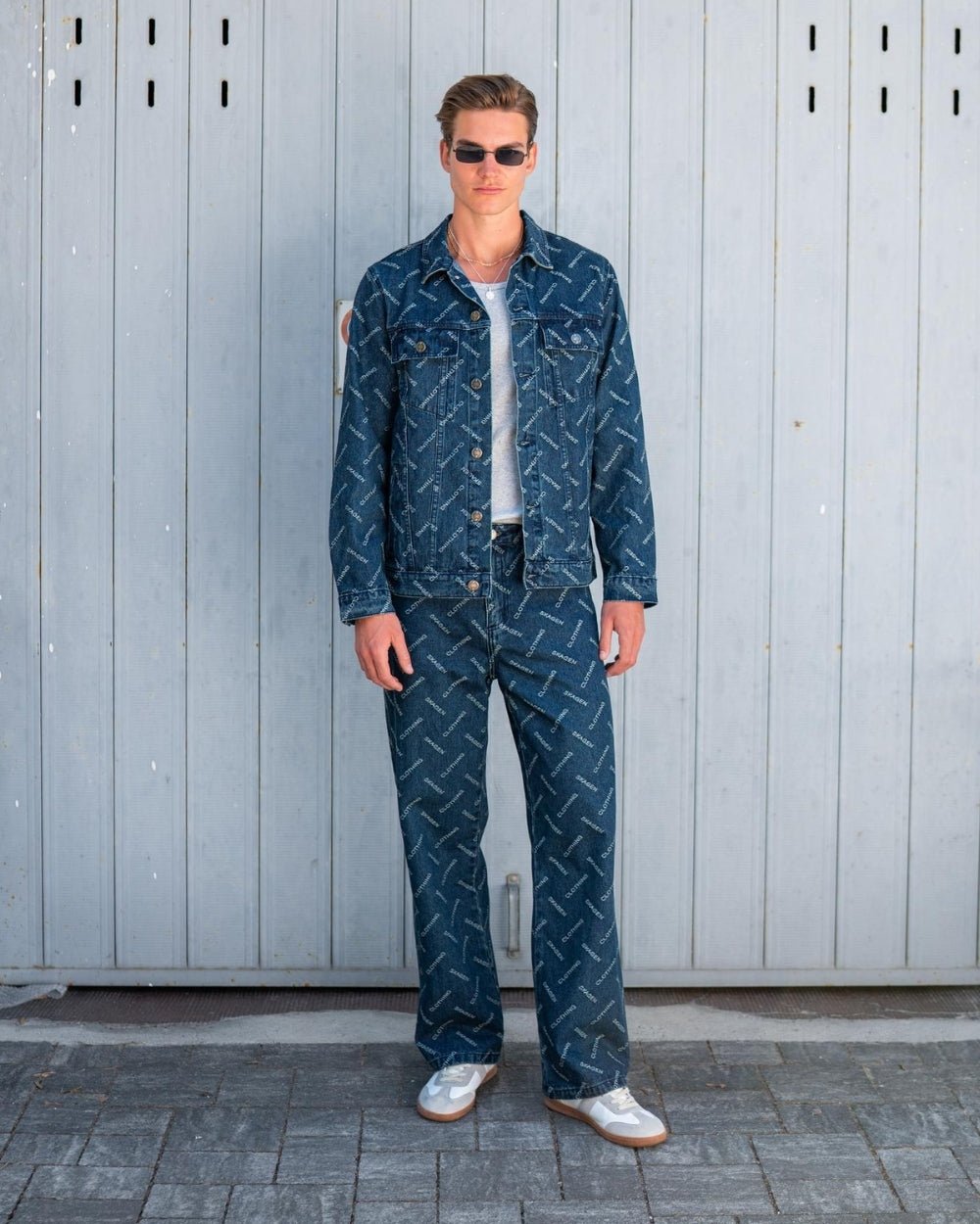 Monogram Denim Jacket Indigo