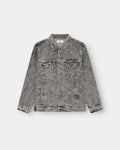 Monogram Denim Jacket Washed Grey