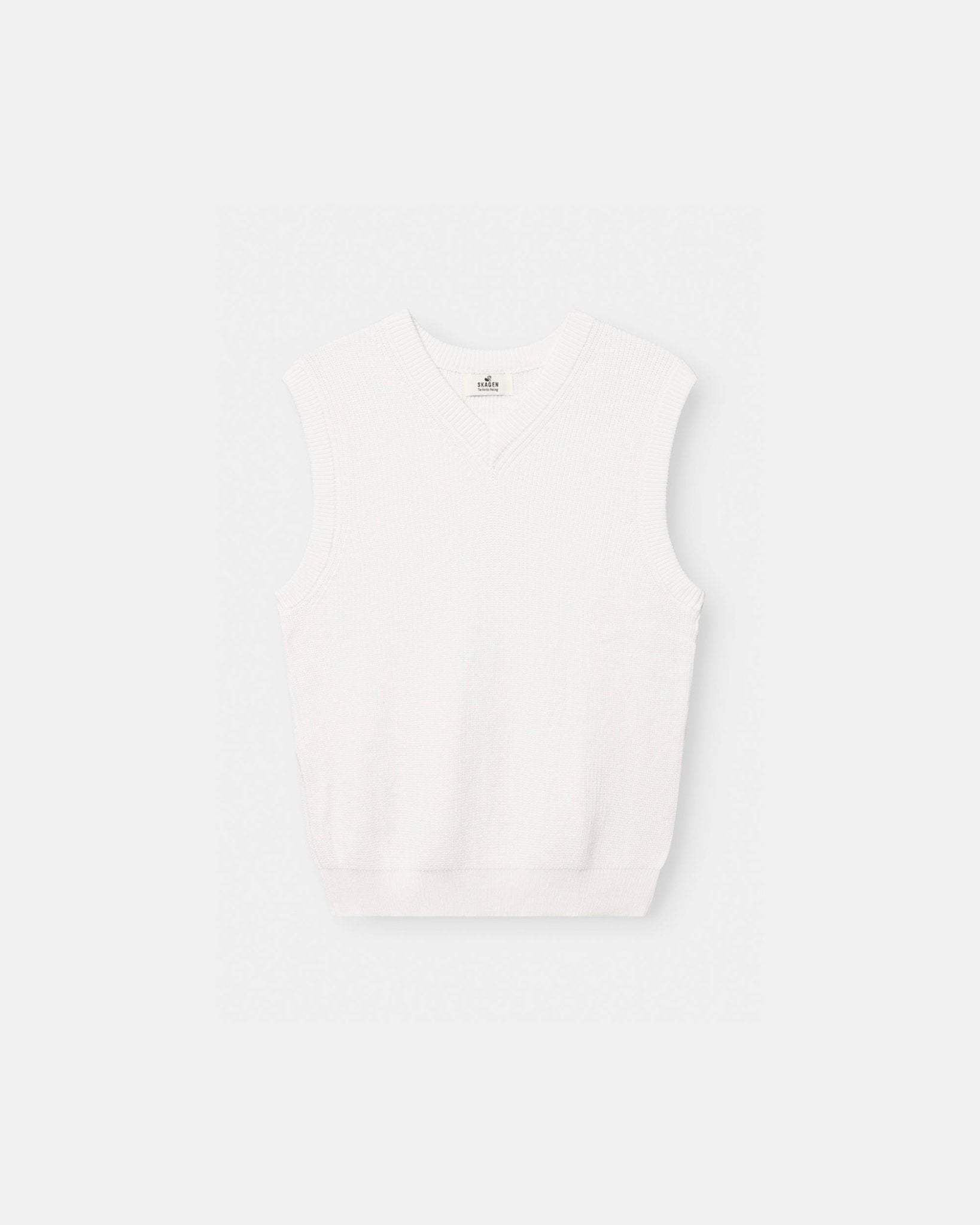 Strikvest Hvid
