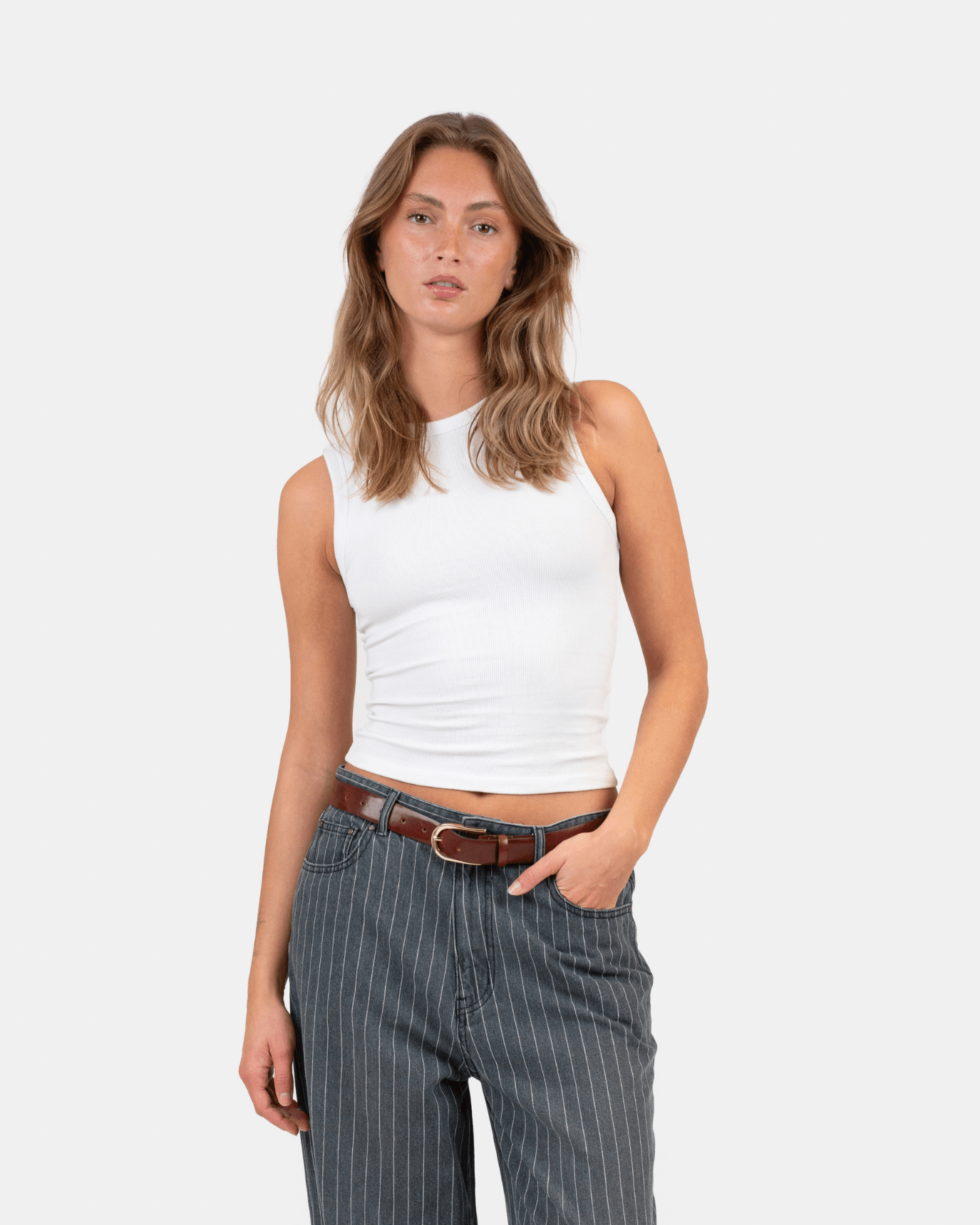 Tank Top Hvid Dame