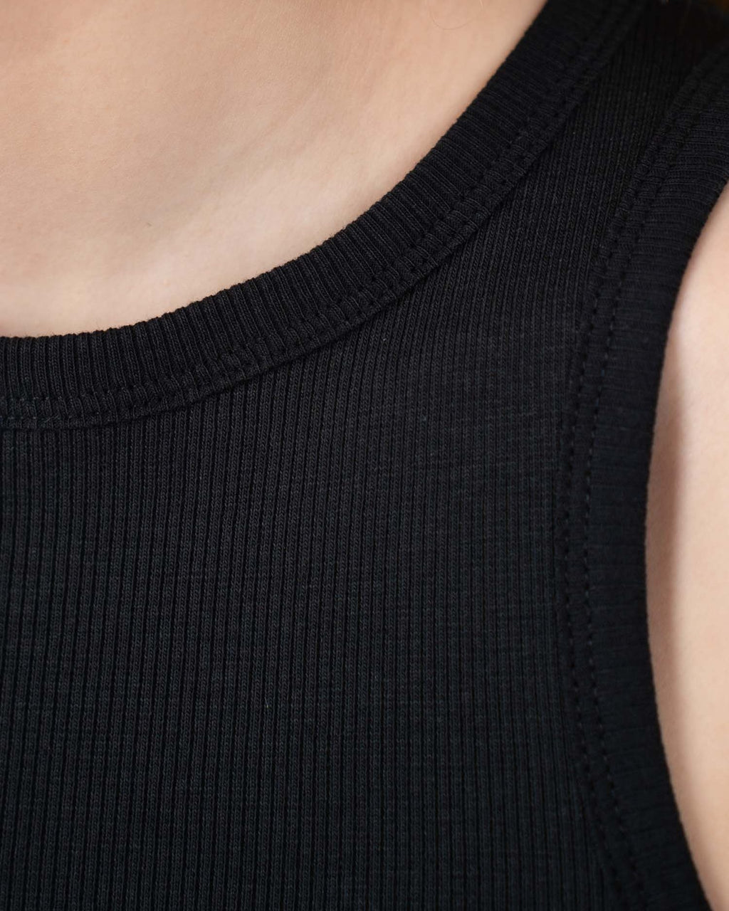 Tank Top Sort Dame