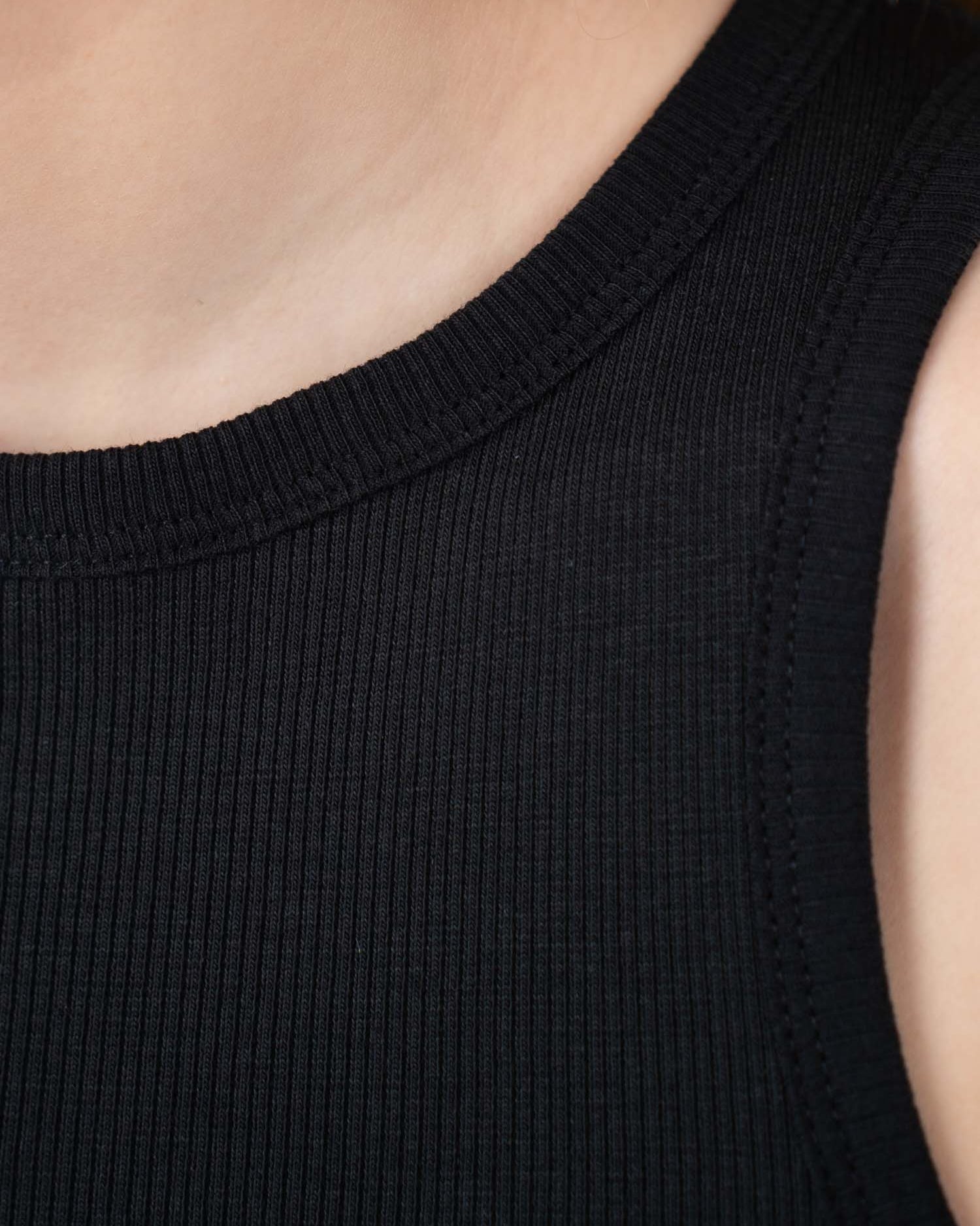 Tank Top Sort Dame